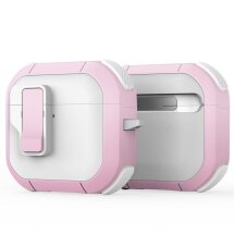 Защитный чехол DUX DUCIS PECP Series для Apple AirPods 4 - White / Pink: фото 1 из 11