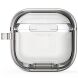 Захисний чохол DUX DUCIS PECR Series для Apple AirPods 4 - Transparent Black (364449H). Фото 4 з 15