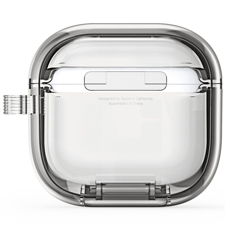 Захисний чохол DUX DUCIS PECR Series для Apple AirPods 4 - Transparent Black: фото 4 з 15