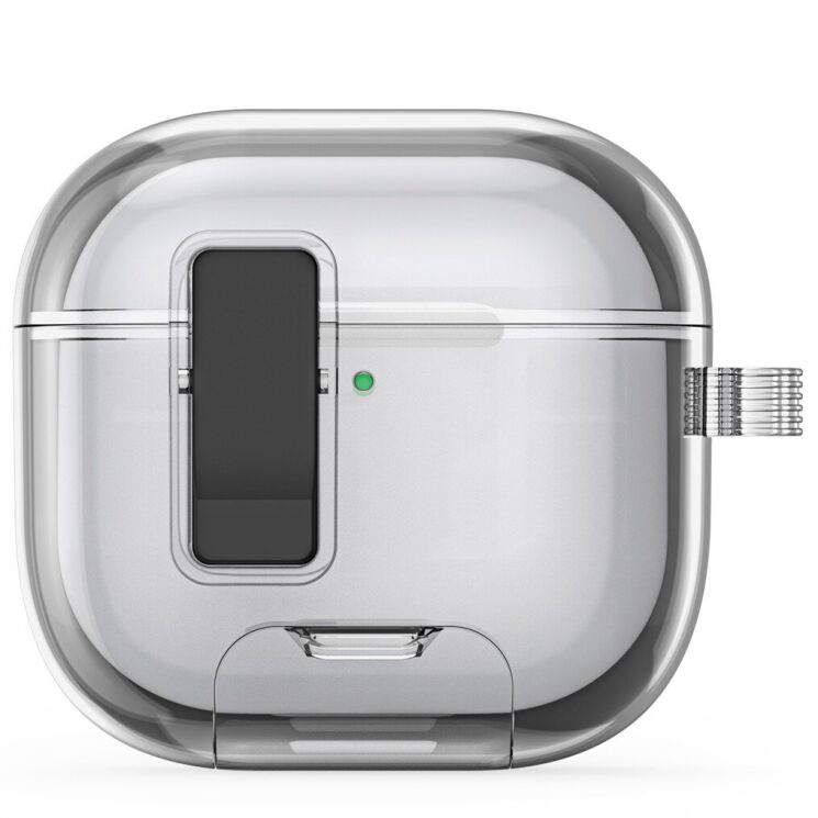 Захисний чохол DUX DUCIS PECR Series для Apple AirPods 4 - Transparent Black: фото 3 з 15