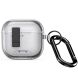 Захисний чохол DUX DUCIS PECR Series для Apple AirPods 4 - Transparent Black (364449H). Фото 2 з 15