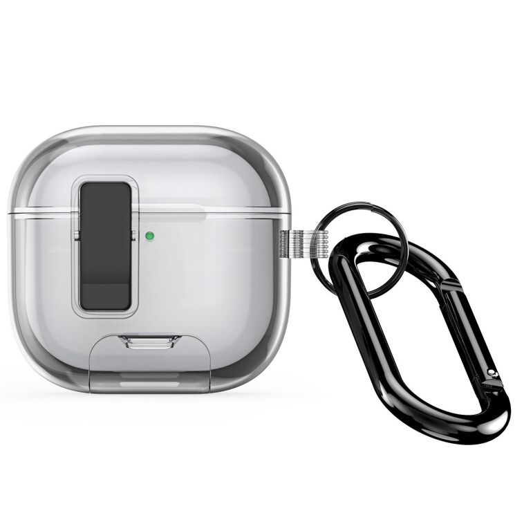 Захисний чохол DUX DUCIS PECR Series для Apple AirPods 4 - Transparent Black: фото 2 з 15
