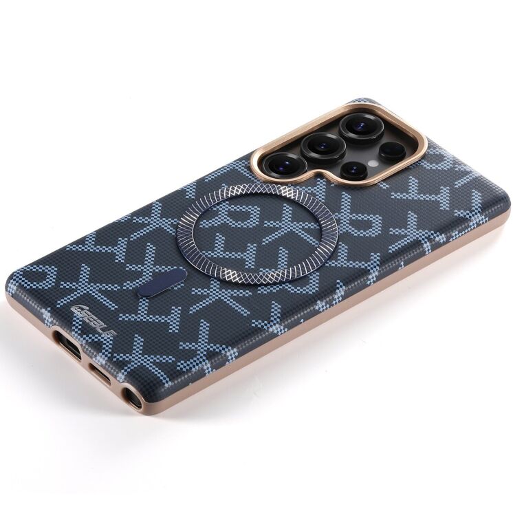 Захисний чохол ESEBLE Letter Pattern Magnetic для Samsung Galaxy S25 Ultra (S938) - Sapphire: фото 4 з 8