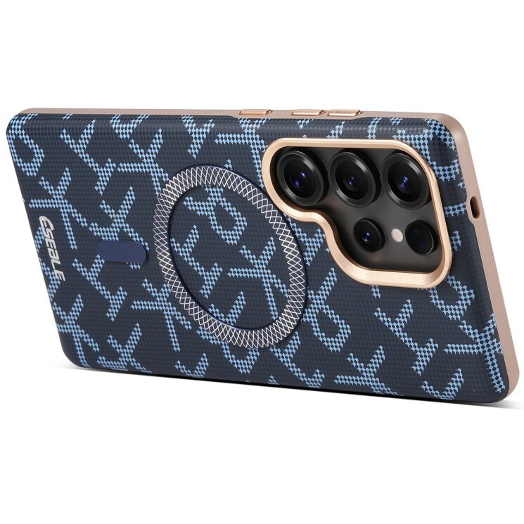 Захисний чохол ESEBLE Letter Pattern Magnetic для Samsung Galaxy S25 Ultra (S938) - Sapphire: фото 6 з 8