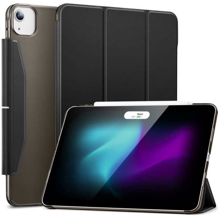 Защитный чехол ESR Ascend Trifold Case дл Apple iPad Air 13 M3/M2 (2025/2024) / Pro 12.9 (2021/2022) - Frosted Black: фото 1 из 9