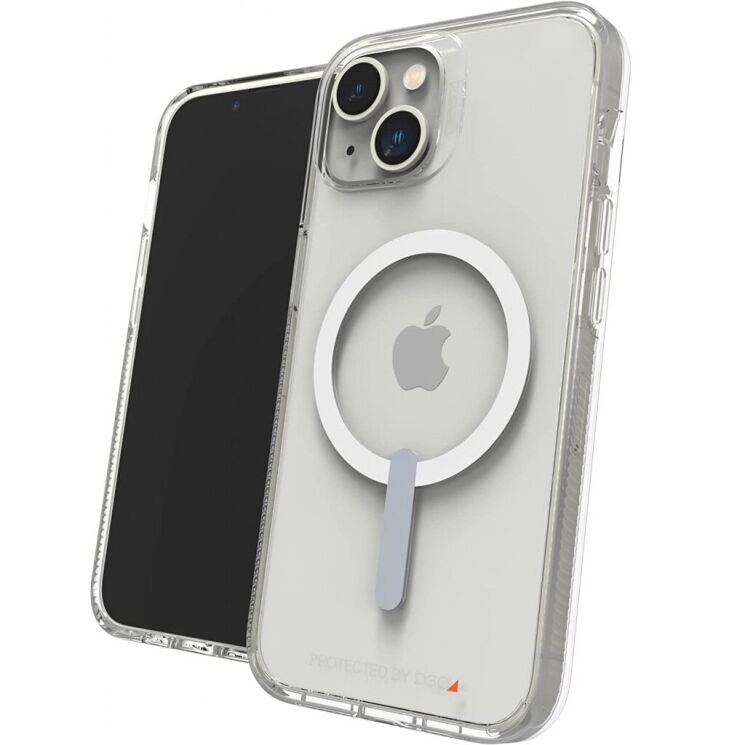Захисний чохол Gear4 Crystal Palace Snap MagSafe для Apple iPhone 14 - Clear: фото 2 з 15