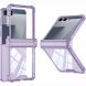 Защитный чехол GKK Airbag Clear Case для Samsung Galaxy Flip 8 - Transparent Purple (423524TV). Фото 1 из 8