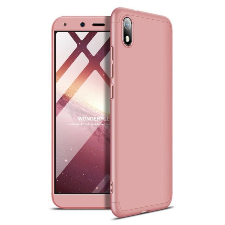 Захисний чохол GKK Double Dip Case для Xiaomi Redmi 7A - Rose Gold: фото 1 з 13