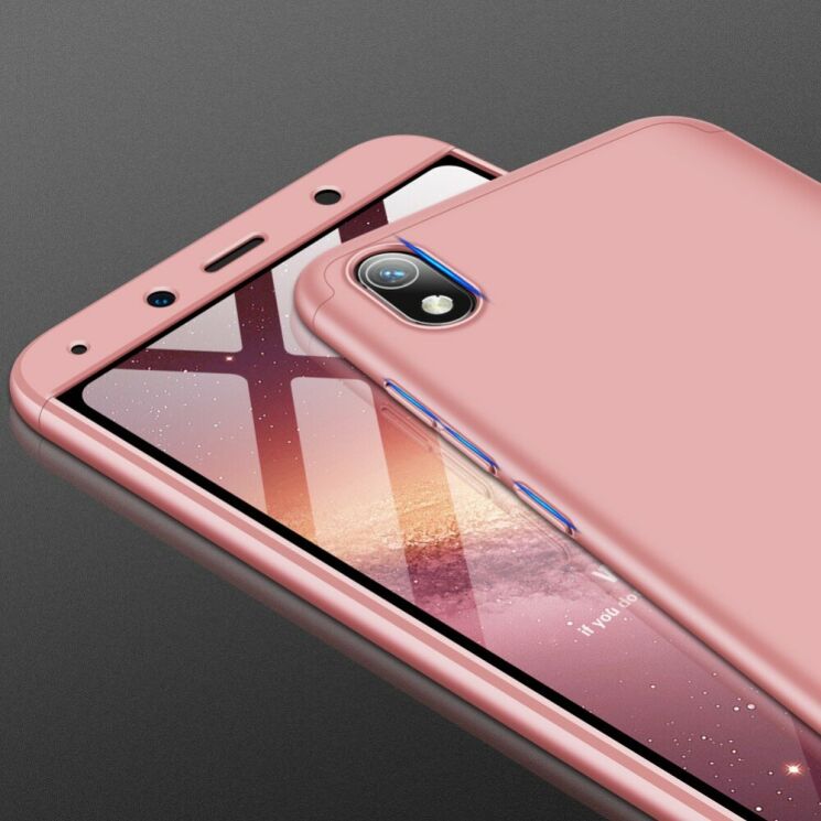 Захисний чохол GKK Double Dip Case для Xiaomi Redmi 7A - Rose Gold: фото 2 з 13