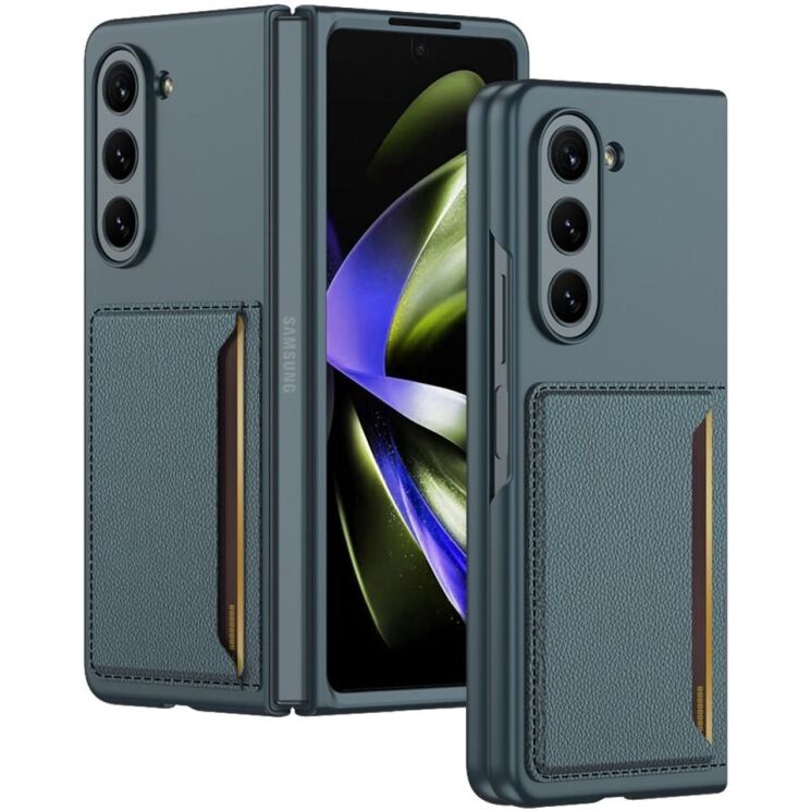 Защитный чехол GKK Slim Holder для Samsung Galaxy Fold 5 - Dark Green: фото 1 из 6