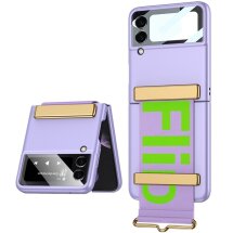Защитный чехол GKK Strap Cover для Samsung Galaxy Flip 4 - Purple: фото 1 из 8