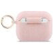 Защитный чехол Guess Silicone Glitter Ring для AirPods Pro 3 (GUAP3SGGEP) - Pink (390169P). Фото 2 из 4