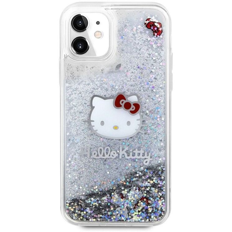 Захисний чохол Hello Kitty Liquid Glitter для Apple iPhone 11 - Transparent: фото 2 з 8