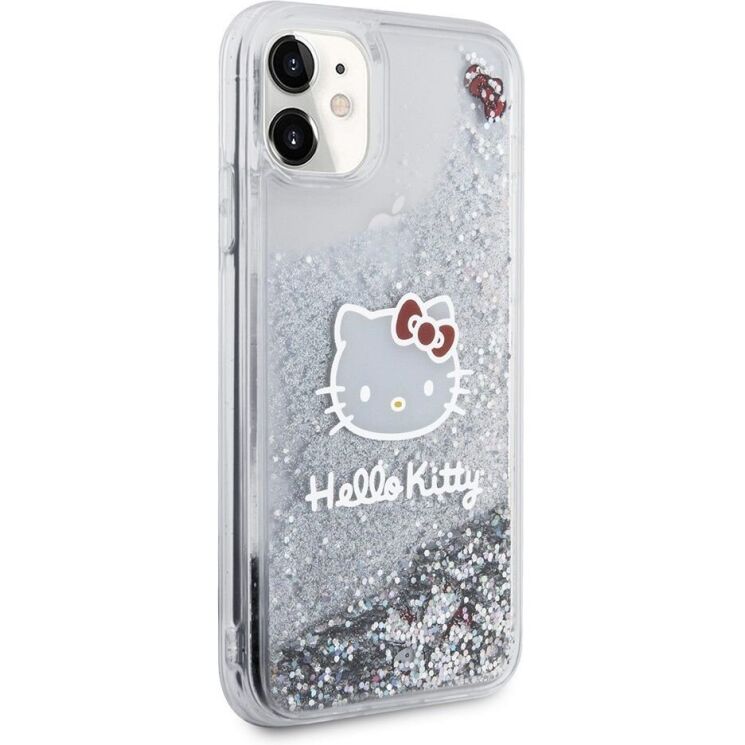 Захисний чохол Hello Kitty Liquid Glitter для Apple iPhone 11 - Transparent: фото 4 з 8
