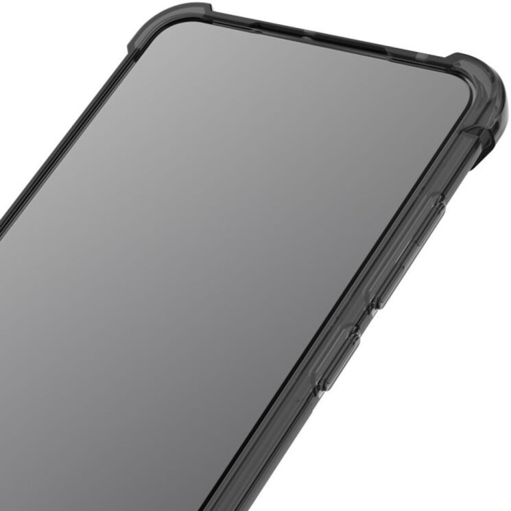 Чохол з посиленими кутами IMAK Airbag MAX Case для Motorola Moto G200 - Transparent Black: фото 5 з 14