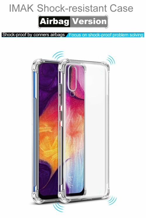 Защитный чехол IMAK Airbag MAX Case для Samsung Galaxy A70 (A705) - Matte Black (227116B) Защитный чехол IMAK Airbag MAX Case для Samsung Galaxy A70 (A705) - Matte Black: фото 6 из 13