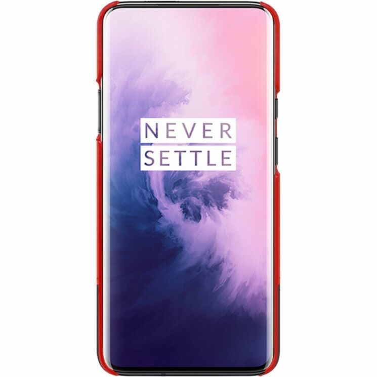 Захисний чохол IMAK Leather Series для OnePlus 7 Pro - Red: фото 4 з 14