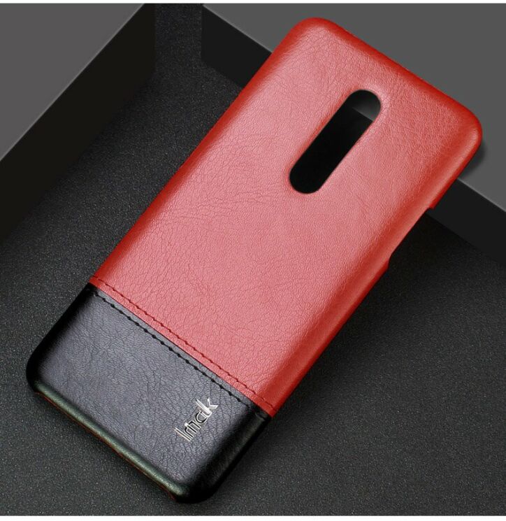 Захисний чохол IMAK Leather Series для OnePlus 7 Pro - Red: фото 6 з 14