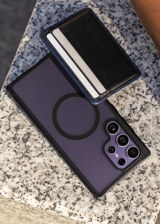 Захисний чохол ItSkins Hybrid R Frost with MagSafe для Samsung Galaxy S24 Ultra (S928) SGGB-HMFRT-BLCK - Black: фото 7 з 7