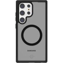 Захисний чохол ItSkins Hybrid R Frost with MagSafe для Samsung Galaxy S24 Ultra (S928) SGGB-HMFRT-BLCK - Black: фото 1 з 7