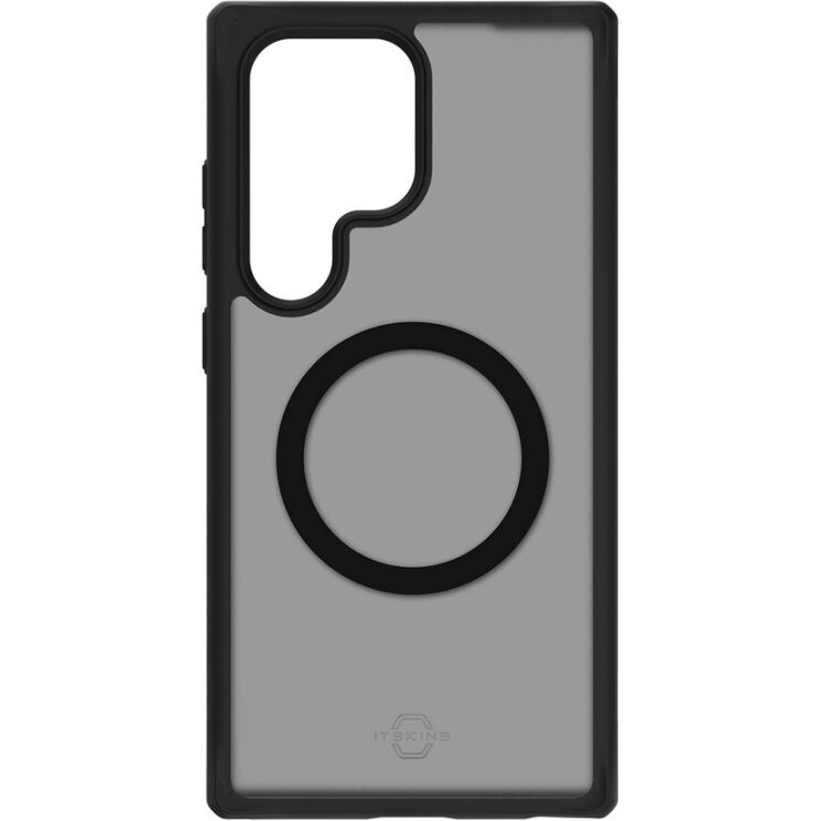 Захисний чохол ItSkins Hybrid R Frost with MagSafe для Samsung Galaxy S24 Ultra (S928) SGGB-HMFRT-BLCK - Black: фото 2 з 7