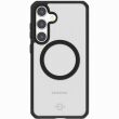Захисний чохол ItSkins Hybrid R Solid with MagSafe для Samsung Galaxy S24 (S921) SGBP-HRSMA-PBTR - Transparent / Black (411701B)