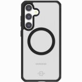 Защитный чехол ItSkins Hybrid R Solid with MagSafe для Samsung Galaxy S24 (S921) SGBP-HRSMA-PBTR - Transparent / Black: фото 1 из 8