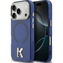 Захисний чохол Karl Lagerfeld IML K Head Logo MagSafe для iPhone 17 Pro (KLHMP17L5HTMKHDB) - Blue: фото 1 з 8