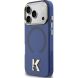 Захисний чохол Karl Lagerfeld IML K Head Logo MagSafe для iPhone 17 Pro (KLHMP17L5HTMKHDB) - Blue (403274L). Фото 4 з 8