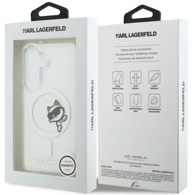 Защитный чехол Karl Lagerfeld IML Peekaboo MagSafe для Samsung Galaxy S26 (KLHMS26S6HCPSCT) - Clear (412001P) Защитный чехол Karl Lagerfeld IML Peekaboo MagSafe для Samsung Galaxy S26 (KLHMS26S6HCPSCT) - Clear: фото 8 из 8