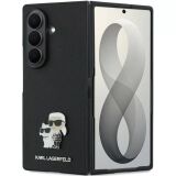 Защитный чехол Karl Lagerfeld Saffiano Karl&Choupette Pin для Samsung Galaxy Fold 8 Ultra (KLHCZFD8SAPKCNPK) - Black: фото 1 из 7