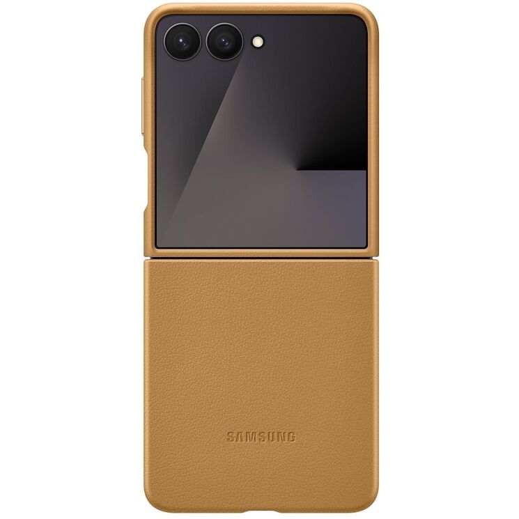 Защитный чехол Kindsuit Case для Samsung Galaxy Flip 7 (EF-VF766PAEGUA) - Camel: фото 1 из 6