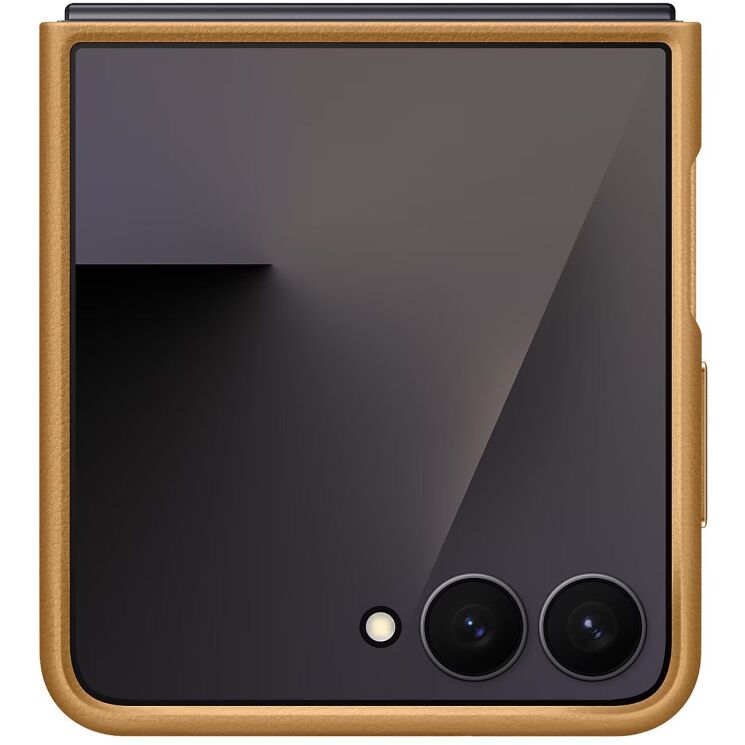 Защитный чехол Kindsuit Case для Samsung Galaxy Flip 7 (EF-VF766PAEGUA) - Camel: фото 5 из 6
