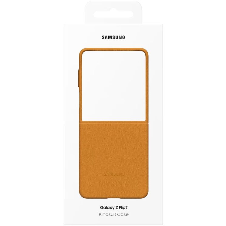 Защитный чехол Kindsuit Case для Samsung Galaxy Flip 7 (EF-VF766PAEGUA) - Camel: фото 6 из 6