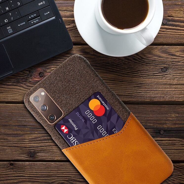 Защитный чехол KSQ Business Pocket для Samsung Galaxy S20 FE (G780) - Brown: фото 2 из 4