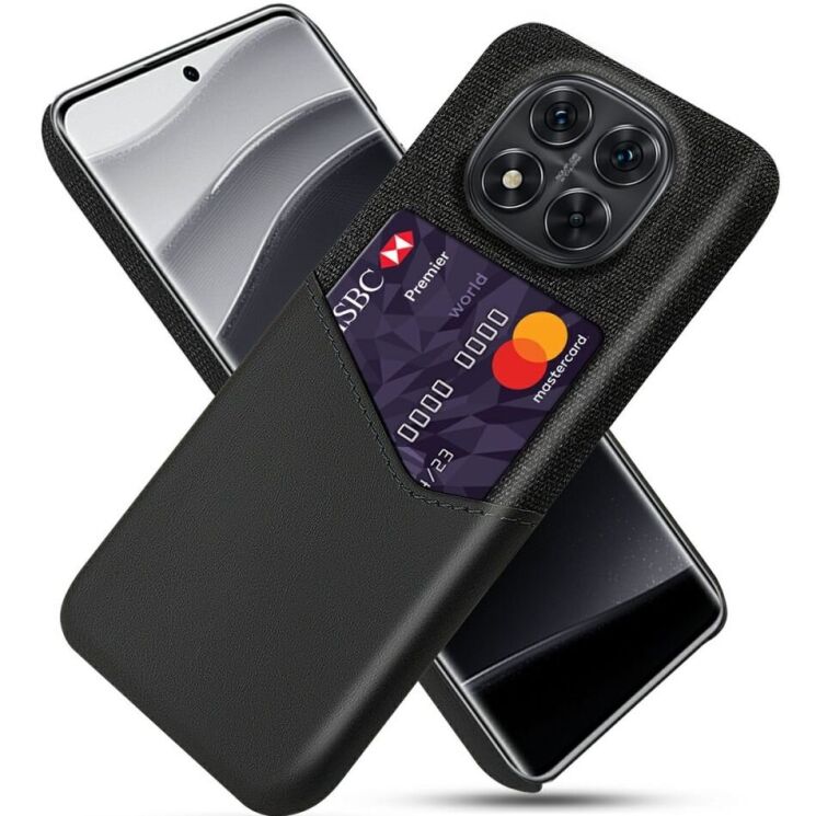 Защитный чехол KSQ Business Pocket для Xiaomi Redmi Note 14 Pro 5G - Black: фото 1 из 4