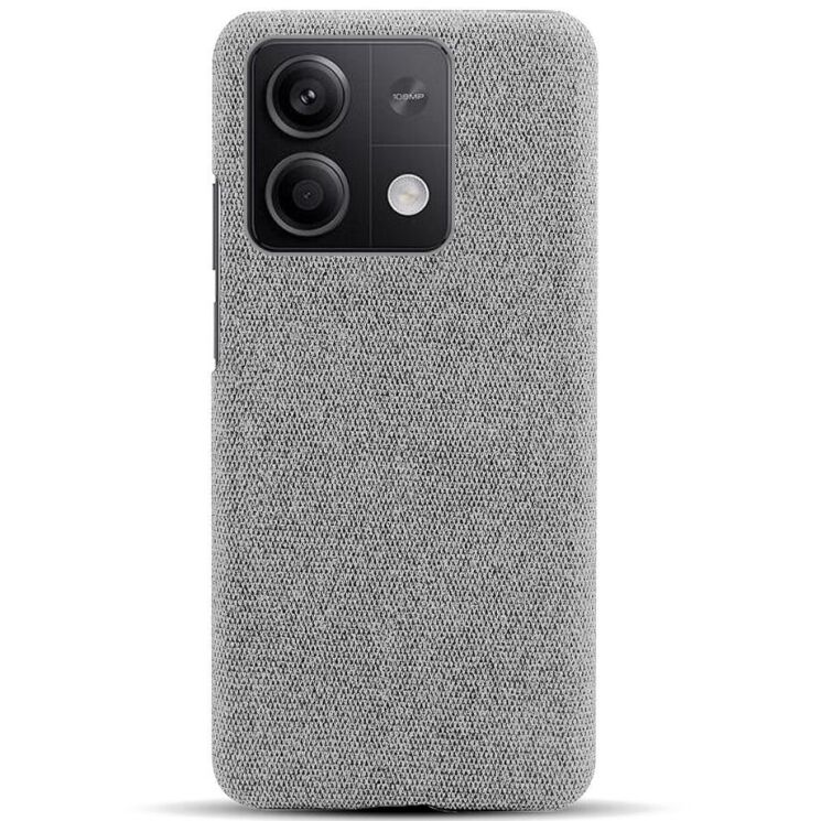 Захисний чохол KSQ Cloth Style для Xiaomi Redmi Note 13 5G - Light Grey: фото 3 з 5
