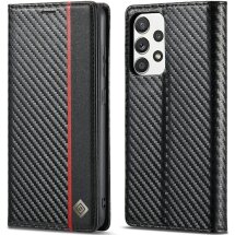 Захисний чохол LC.IMEEKE Carbon Fiber для Samsung Galaxy A52 (A525) / A52s (A528) - Vertical Stripe: фото 1 з 7