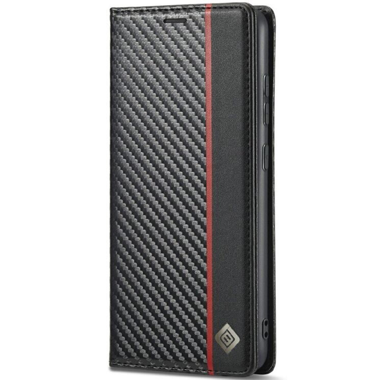 Защитный чехол LC.IMEEKE Carbon Fiber для Samsung Galaxy A52 (A525) / A52s (A528) - Vertical Stripe: фото 2 из 7
