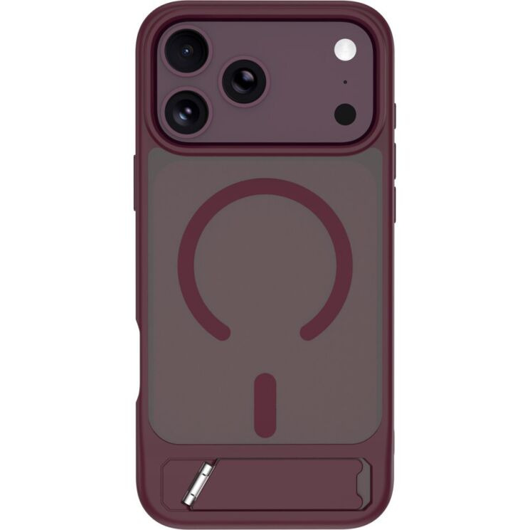 Захисний чохол LEREACH Le-Chic Series для iPhone 18 Pro Max / 17 Pro Max - Dark Cherry: фото 6 з 18