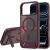 Захисний чохол LEREACH Le-Chic Series для iPhone 18 Pro Max / 17 Pro Max - Dark Cherry: фото 1 з 18