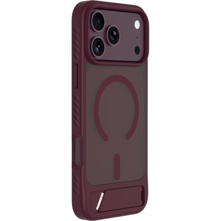 Захисний чохол LEREACH Le-Chic Series для iPhone 18 Pro Max / 17 Pro Max - Dark Cherry: фото 4 з 18