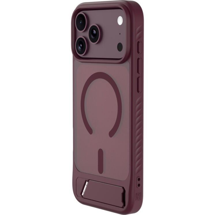 Захисний чохол LEREACH Le-Chic Series для iPhone 18 Pro Max / 17 Pro Max - Dark Cherry: фото 5 з 18