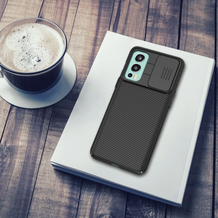 Захисний чохол NILLKIN CamShield Case для OnePlus Nord 2 - Black: фото 16 з 19