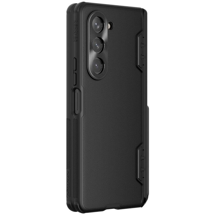 Защитный чехол NILLKIN CamShield Fold Leather Case для Samsung Galaxy Fold 5 - Black: фото 4 из 16