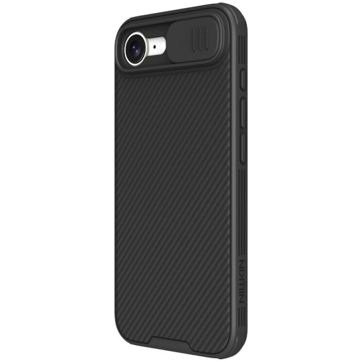 Защитный чехол NILLKIN CamShield Pro для Apple iPhone 16e - Black: фото 2 из 11