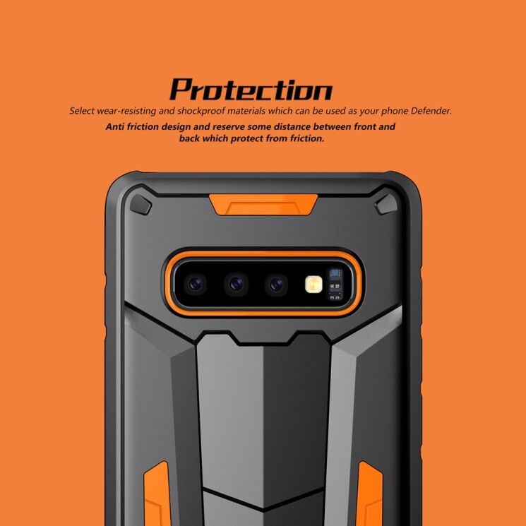 Защитный чехол NILLKIN Defender II для Samsung Galaxy S10 (G973) - Orange (216654O) Защитный чехол NILLKIN Defender II для Samsung Galaxy S10 (G973) - Orange: фото 11 из 15