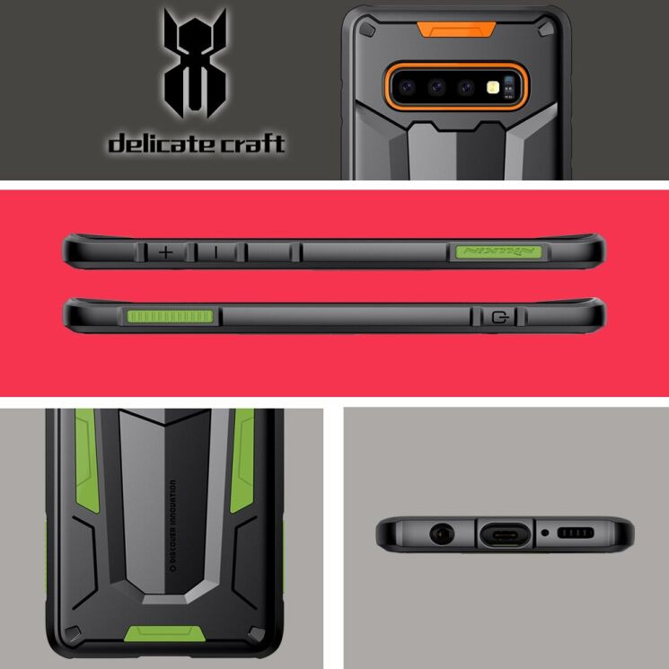 Защитный чехол NILLKIN Defender II для Samsung Galaxy S10 (G973) - Orange (216654O) Защитный чехол NILLKIN Defender II для Samsung Galaxy S10 (G973) - Orange: фото 15 из 15