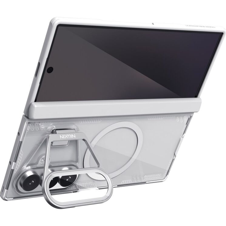 Защитный чехол NILLKIN Iceblade Prop Magnetic (Precise Cut-out) FF для Samsung Galaxy Fold 8 Ultra - Transparent: фото 5 из 18