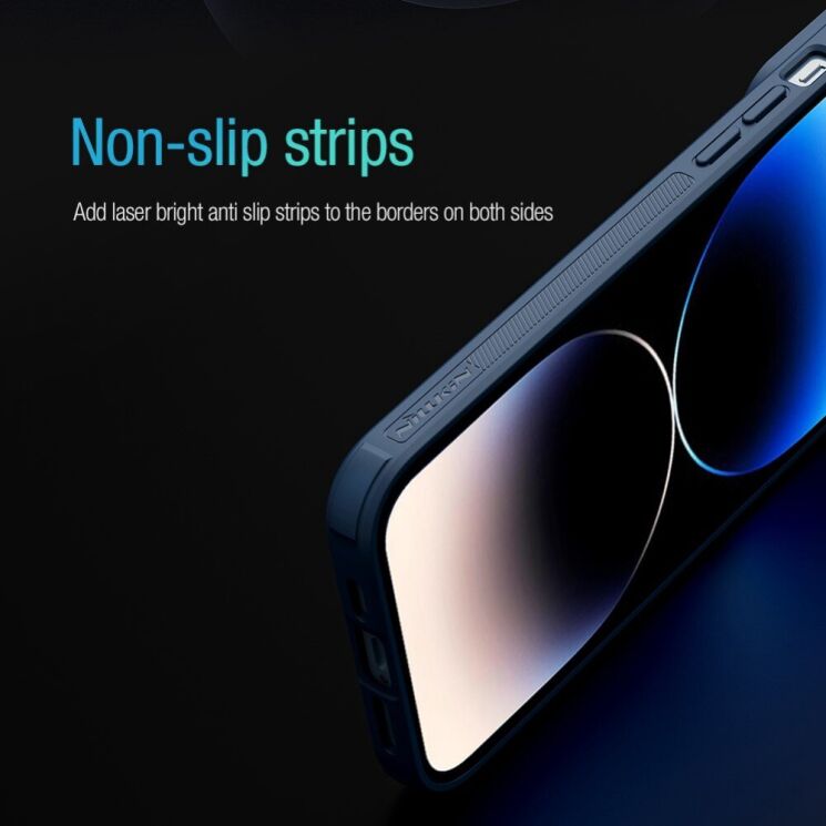 Защитный чехол NILLKIN Textured Case S для Apple iPhone 14 Pro Max - Black: фото 7 из 12